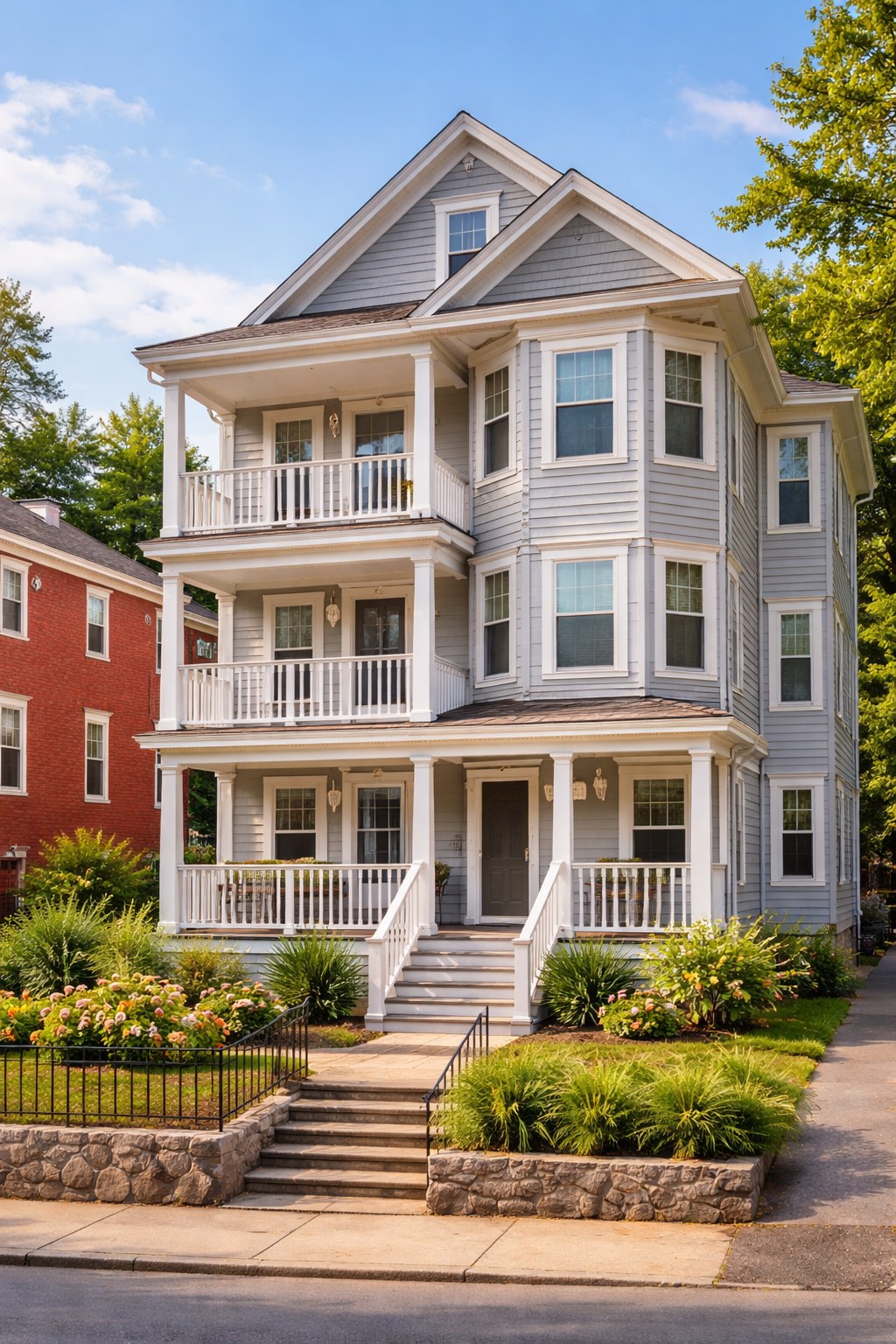 Worcester Massachusetts three-family home